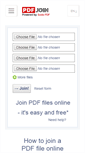 Mobile Screenshot of pdfjoin.com